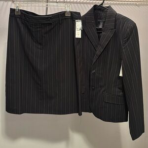 Attention blazer jacket and skirt set